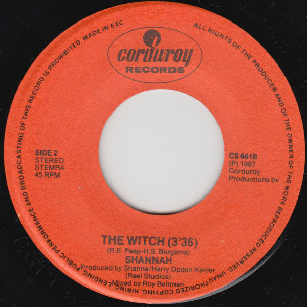 Shannah : Glenmore / The Witch (7")
