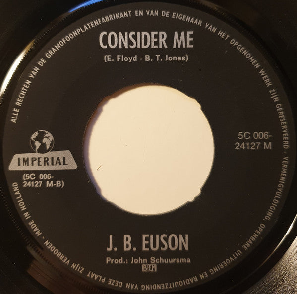 Euson : Born On The Bayou / Consider Me (7", Single)