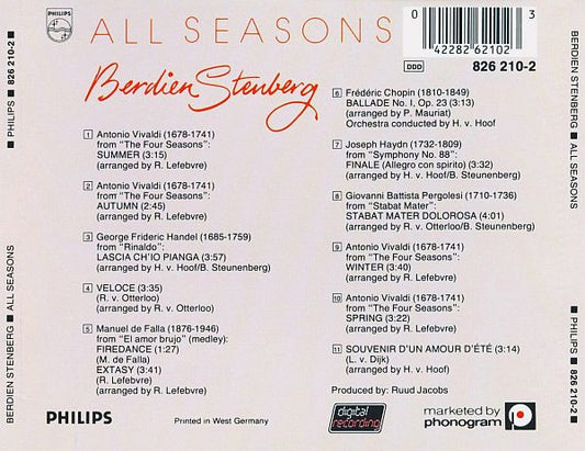 Berdien Stenberg : All Seasons (CD, Album)