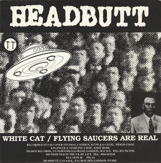 Headbutt : Randy / Babysick (7", Whi)