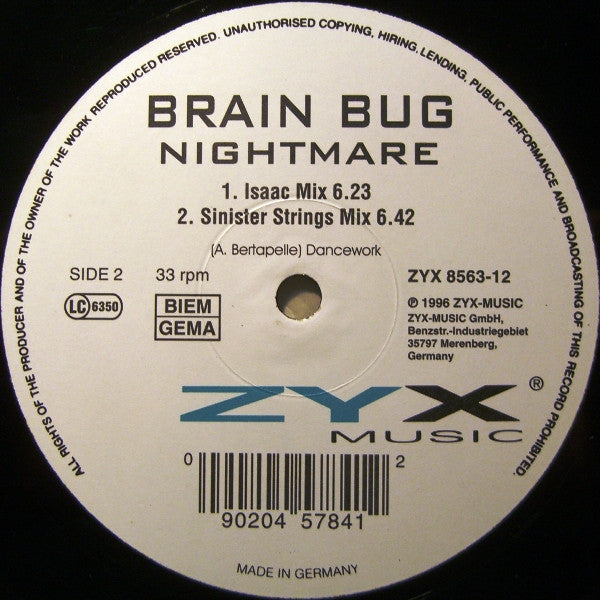 Brain Bug* : Nightmare (12")