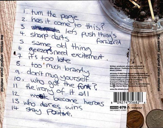 The Streets : Original Pirate Material (CD, Album)