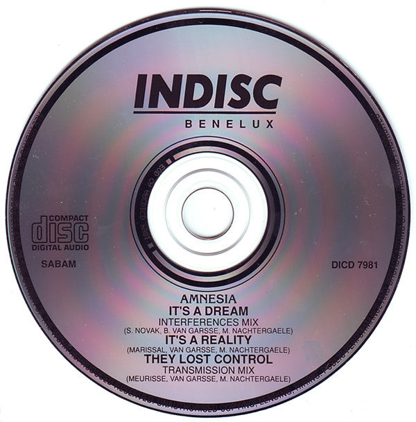Amnesia : It's A Dream (Remix) (CD, Single)