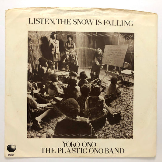 John Lennon & Yoko Ono And The Plastic Ono Band With The Harlem Community Choir : Happy Xmas (War Is Over) (7", Single, Gre)