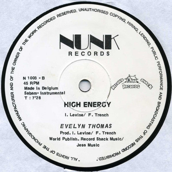 Evelyn Thomas : High - Energy (12")