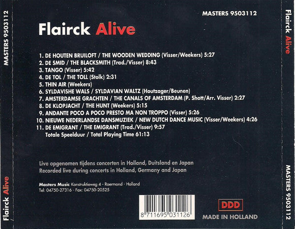 Flairck : Alive (CD, Album)