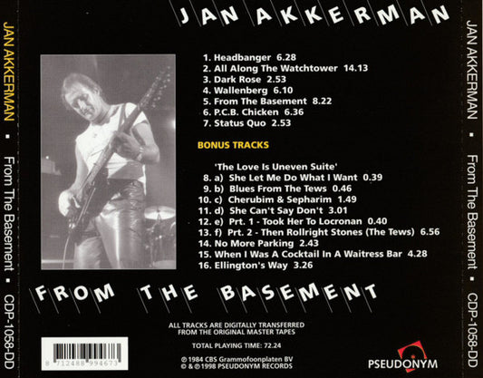 Jan Akkerman : From The Basement (CD, Album, RE, RM)