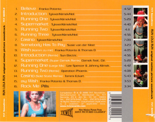 Various : Run Lola Run (Original Motion Picture Soundtrack) (CD, Album)