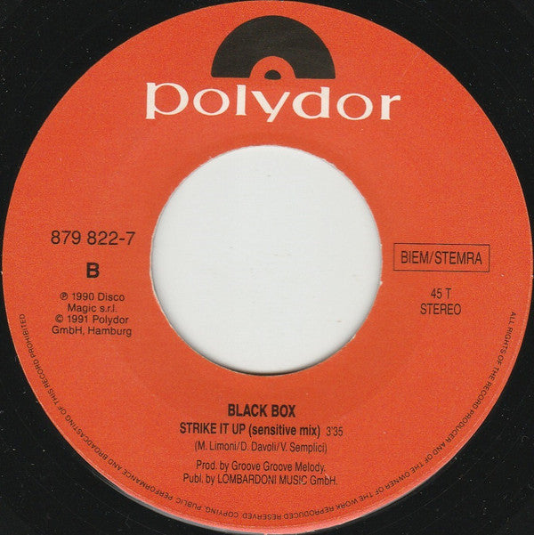 Black Box : Strike It Up (7", Single)