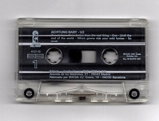 U2 : Achtung Baby (Cass, Album)