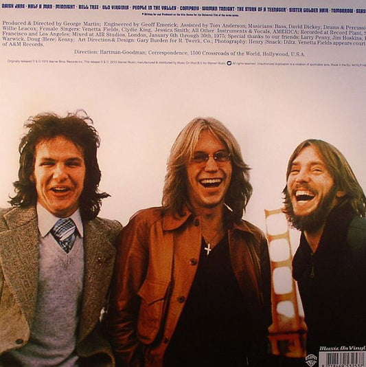 America (2) : Hearts (LP, Album, RE, 180)