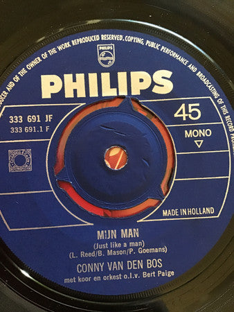 Conny Vandenbos : Mijn Man / Hij Gaat Toch... (7", Single, Mono)