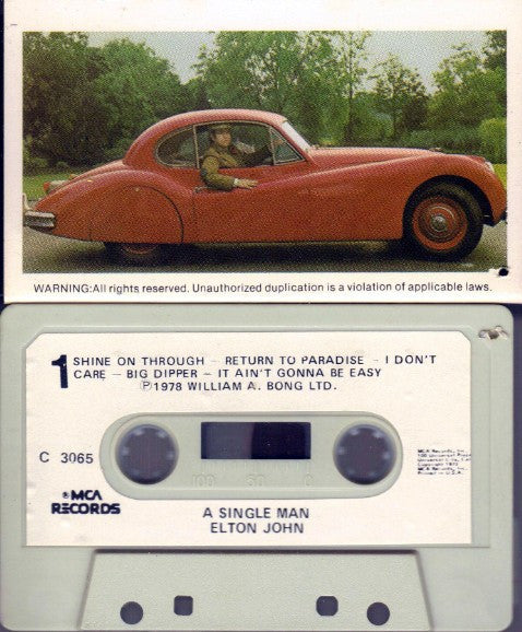 Elton John : A Single Man (Cass, Album)