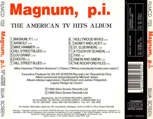 Daniel Caine Orchestra : Magnum P.I. (The American TV Hits Album) (CD, Album, Comp)