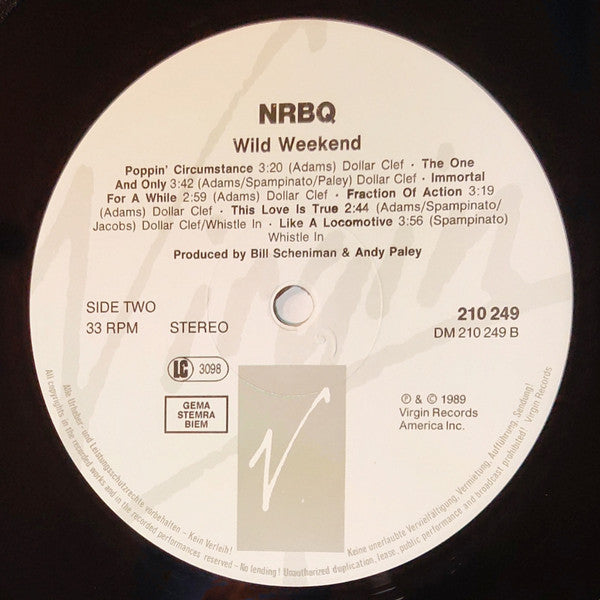 NRBQ : Wild Weekend (LP, Album)