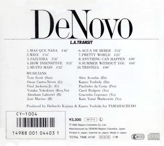 L.A. Transit : De Novo (CD, Album)