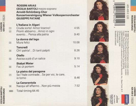 Gioacchino Rossini - Cecilia Bartoli, Wiener Volksopernorchester, Giuseppe Patanè : Rossini Arias (CD, Album)
