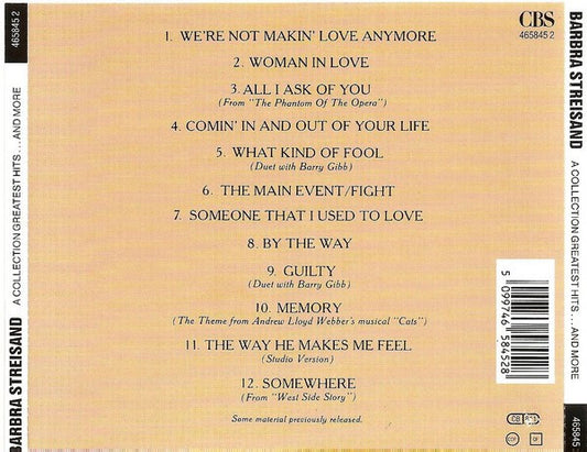 Barbra Streisand : A Collection Greatest Hits...And More (CD, Comp)