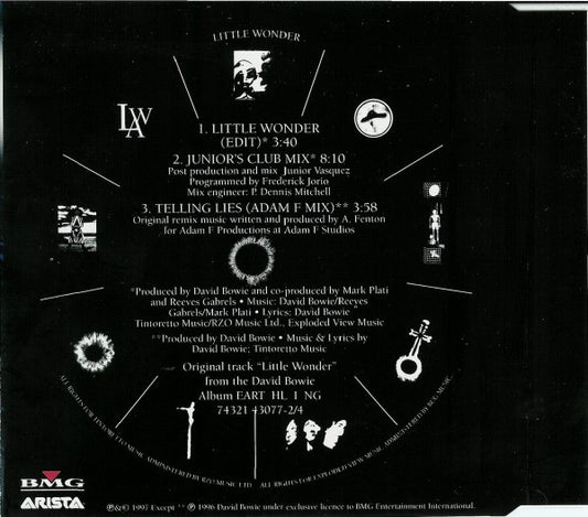 David Bowie : Little Wonder (CD, Maxi)