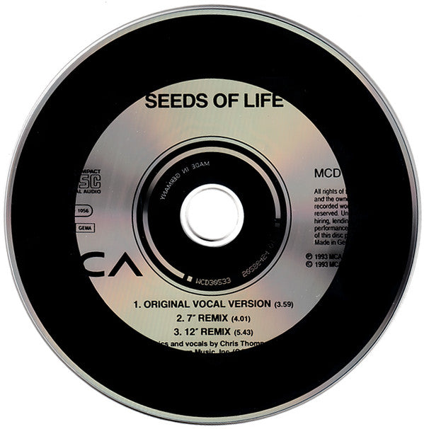 Jan Hammer : Seeds Of Life (CD, Maxi)