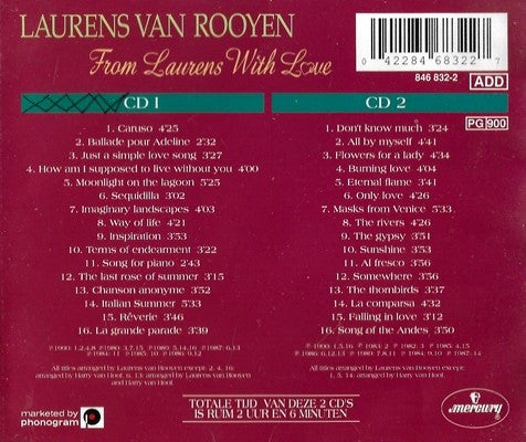 Laurens Van Rooyen : From Laurens With Love (2xCD, Comp)