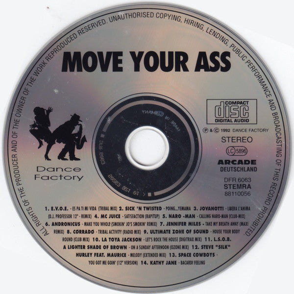 Various : Move Your Ass (CD, Comp)