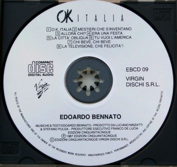 Edoardo Bennato : OK Italia (CD, Album)