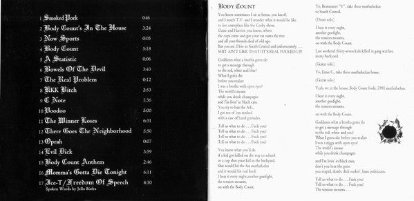 Body Count (2) : Body Count (CD, Album, RE)