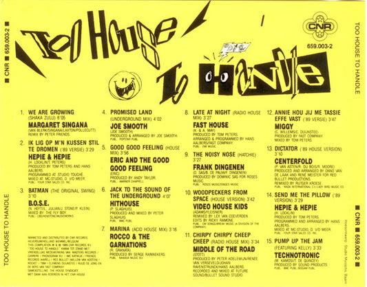 Various : Too House To Handle (CD, Comp)