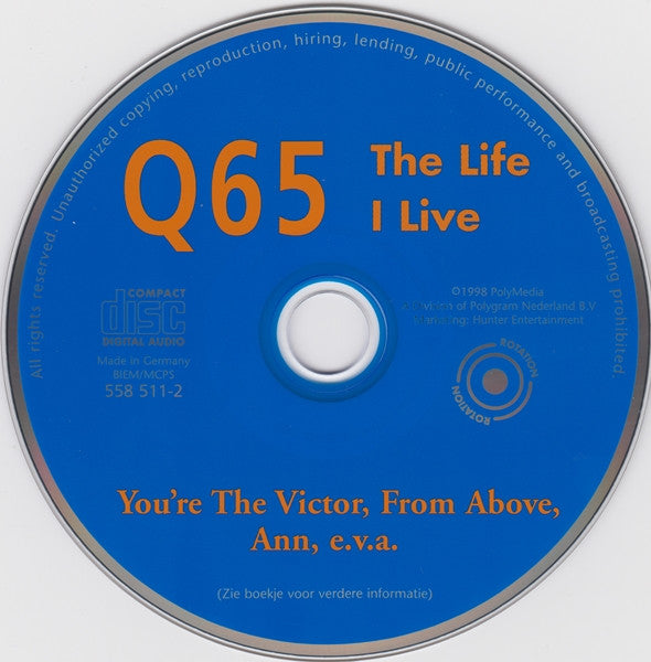 Q65 : The Life I Live (CD, Comp, RP)