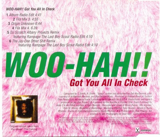 Busta Rhymes : Woo-Hah!! Got You All In Check (CD, Single, M/Print)