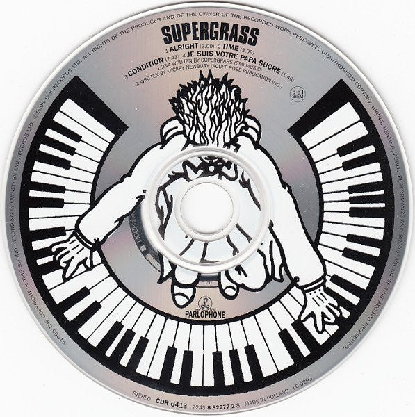 Supergrass : Alright / Time (CD, Single)