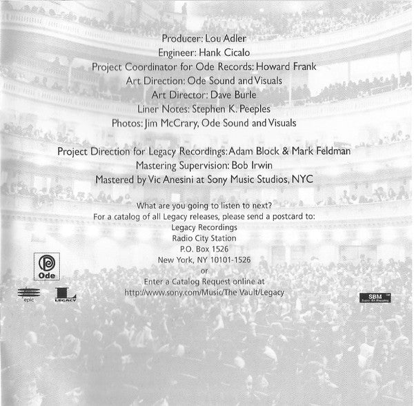 Carole King : The Carnegie Hall Concert (CD, Album)