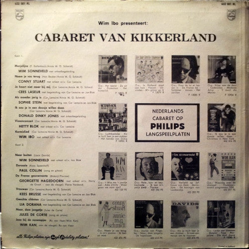 Various : Cabaret Van Kikkerland (LP, Comp, Mono)