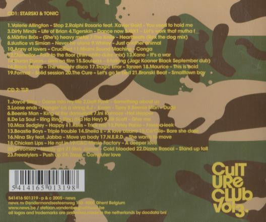 Various : Culture Club Vol. 3 (2xCD, Mixed)