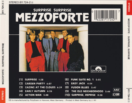 Mezzoforte : Surprise, Surprise (CD, Album)
