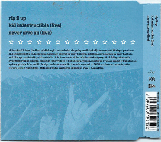 28 Days : Rip It Up (CD, Single)