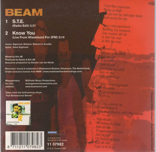 Beam (2) : S.T.E. (CD, Single, car)