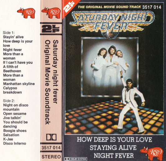 Various : Saturday Night Fever (The Original Movie Sound Track) (Cass, Album, Comp)