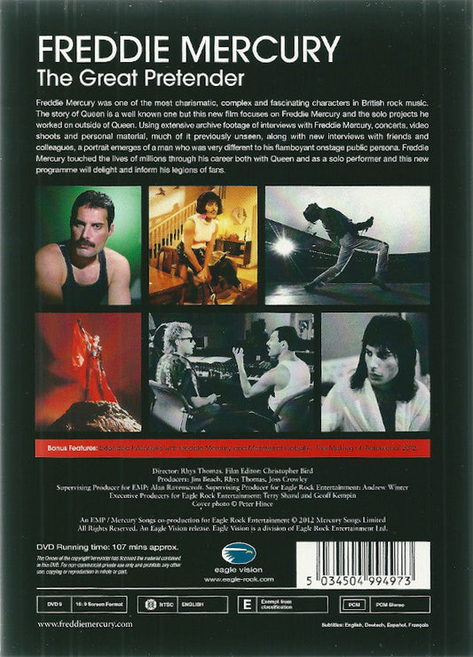 Freddie Mercury : The Great Pretender (DVD-V, NTSC)