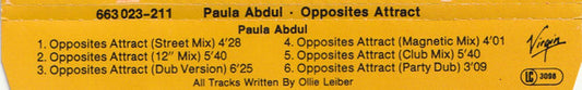 Paula Abdul : Opposites Attract (CD, Single)