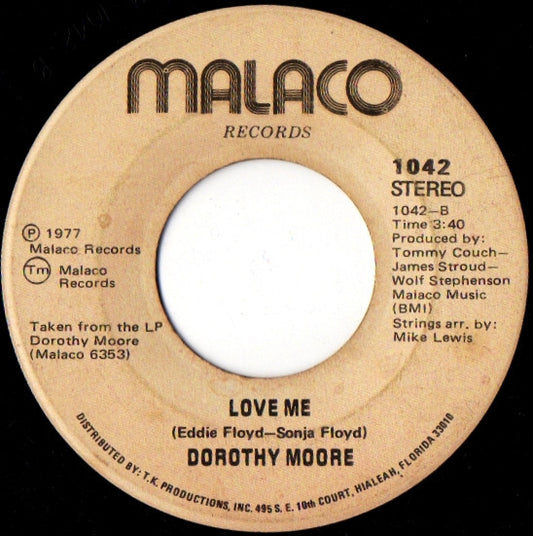 Dorothy Moore : I Believe You (7")