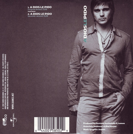 Juanes : A Dios Le Pido (CD, Single)