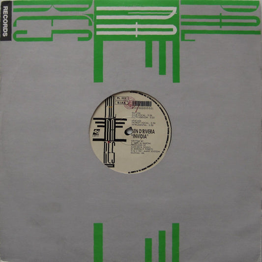 Ben D'Rivera : Invidia (12")