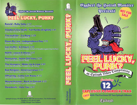 Various : Feel Lucky, Punk? - An Epitaph Video Compilation (VHS, Comp, Promo)