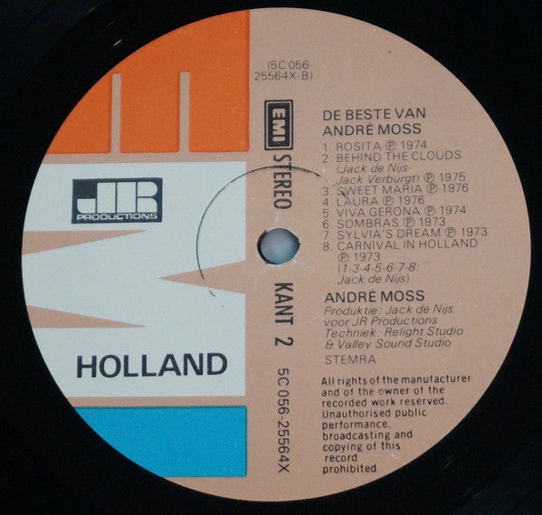 André Moss : De Beste Van André Moss (LP, Comp)