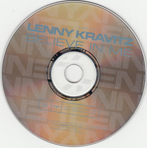 Lenny Kravitz : Believe In Me (CD, Maxi, Enh)
