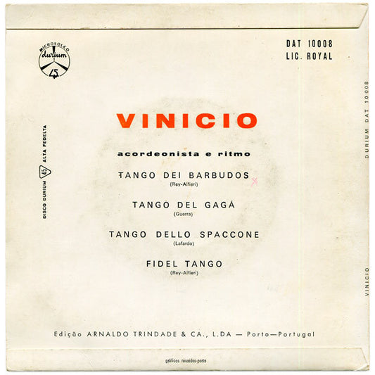 Vinicio (2) : Tango Dos Barbudos (7", EP)