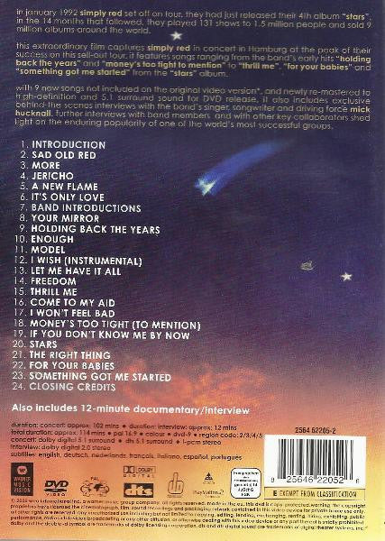 Simply Red : A Starry Night With Simply Red (DVD-V, Copy Prot., RE, S/Edition, Multichannel, PA)