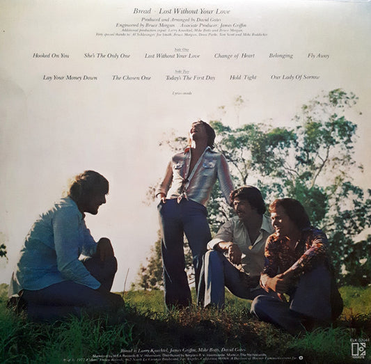 Bread : Lost Without Your Love (LP, Album, Gat)